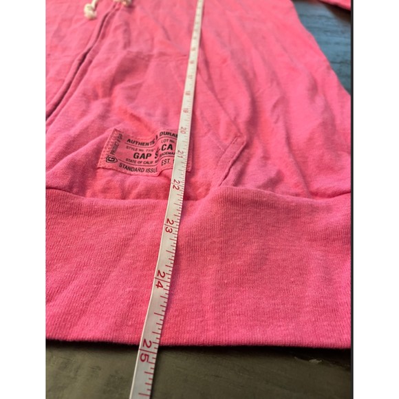 Gap Lightweight Zip Hoodie-Rolled up Sleeves - Sz M - Picture 8 of 10